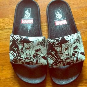 Marvel x Vans slides